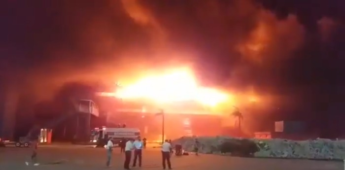 Incendio y preocupación