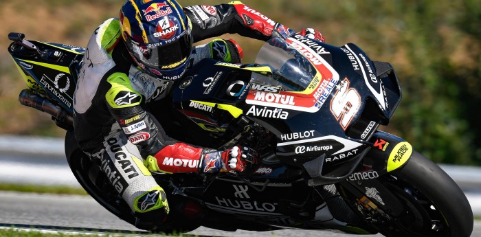 Johann Zarco y su Ducati sorprendieron en la clasificación de Brno