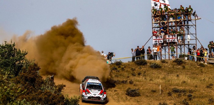 Latvala está ganando en el Rally de Italia, abandonó Ogier