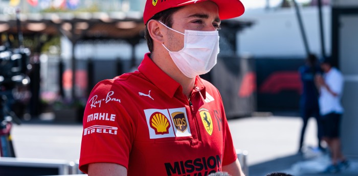 Leclerc tras la pole: “Fue una vuelta de m… y cometí errores”