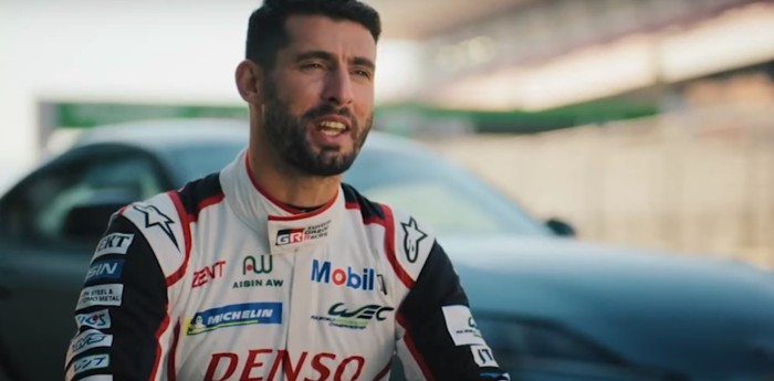 Pechito López probó el nuevo Toyota Supra en Fuji