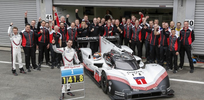 Porsche rompe el récord de la F1 en Spa Francorchamps