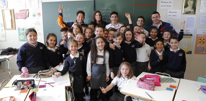 Márquez y Pedrosa, profesores por un día