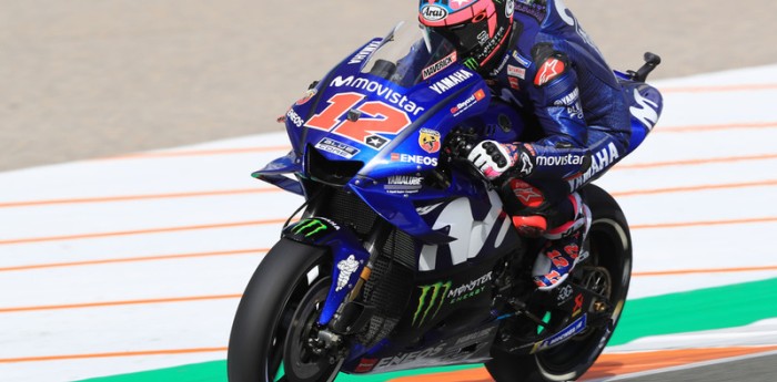 Viñales volvió a ser el más rápido del Moto GP en Valencia