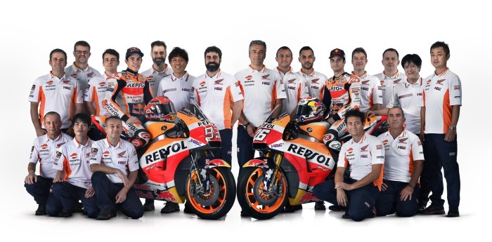 Honda presenta oficialmente las motos de Márquez y Pedrosa