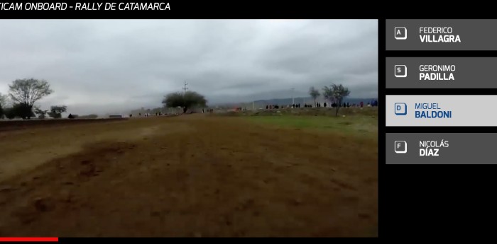 Muticam del rally de Catamarca