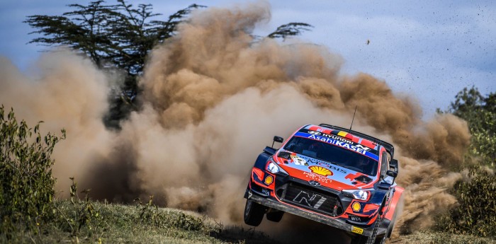 Neuville llega al final del viernes como líder en Kenia