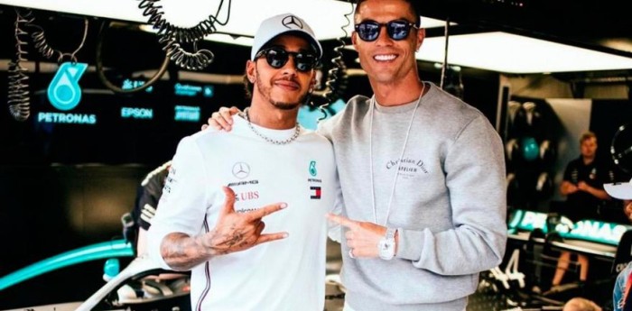 La chicana de Cristiano a Hamilton por su físico