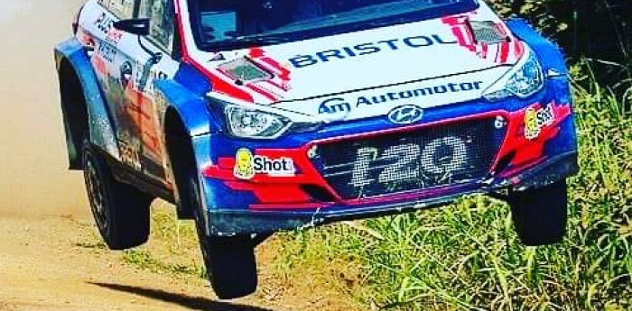 Diego Domínguez ganó la primera fecha del Rally Sudamericano