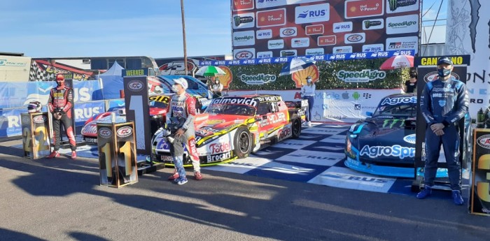 El podio de las 100 Millas del TC2000 en Alta Gracia