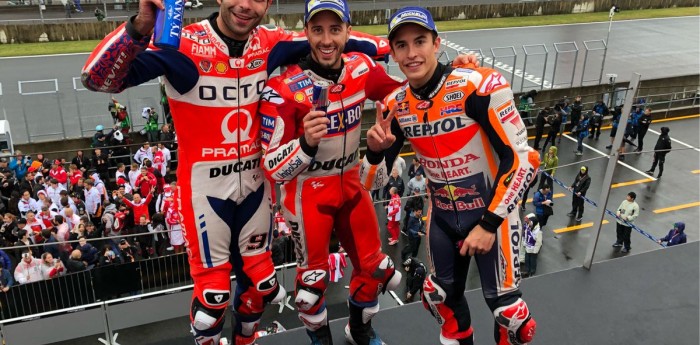 Dovizioso alcanzó el triunfo en Japón