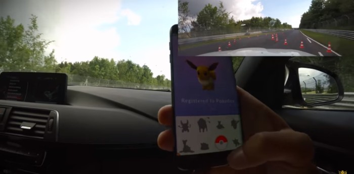 JUEGAN CON POKÉMON GO EN NÜRBURGRING