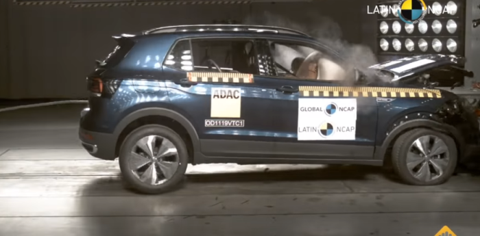 Seguridad: 5 estrellas para el Volkswagen T-Cross