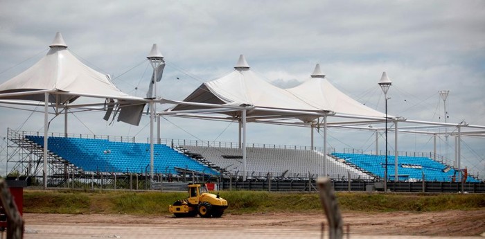 Temporal provocó daños en el autódromo de Termas