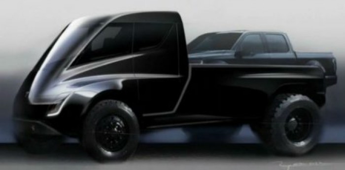 Los detalles de la pick up de Tesla 