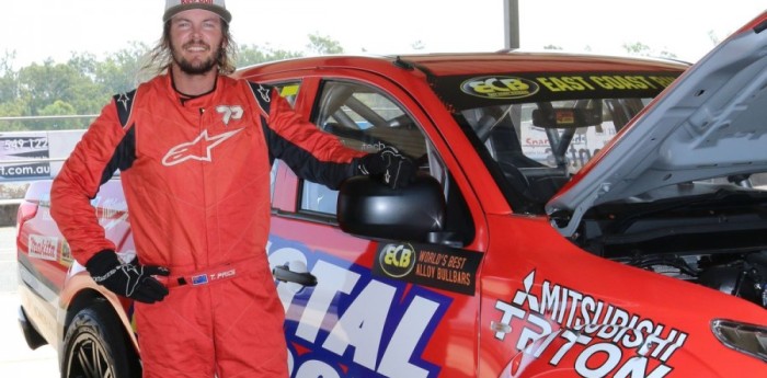 Toby Price debuta en pista de asfalto con una Mitsubishi L200