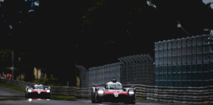 La noche encuentra a Pechito y su Toyota al frente en Le Mans