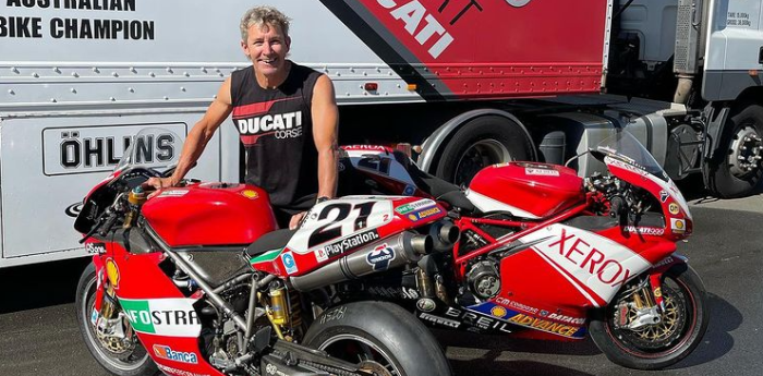 Troy Bayliss sufrió un accidente con lesiones medulares