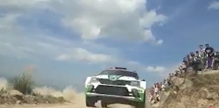 Dos videos del público del Rally que se hicieron virales