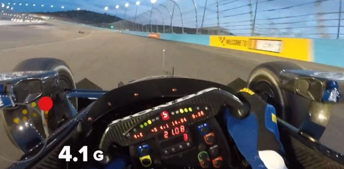 La Fuerza G sobre un IndyCar