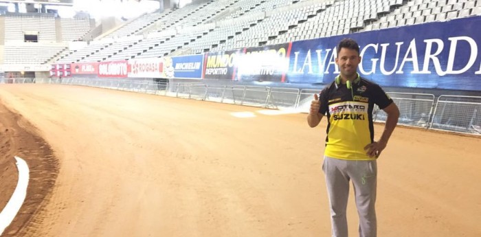 Superprestigio Dirt Track: Matías Lorenzato se luce en las prácticas