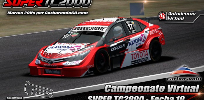 El Súper TC2000 virtual se presentó en San Nicolás