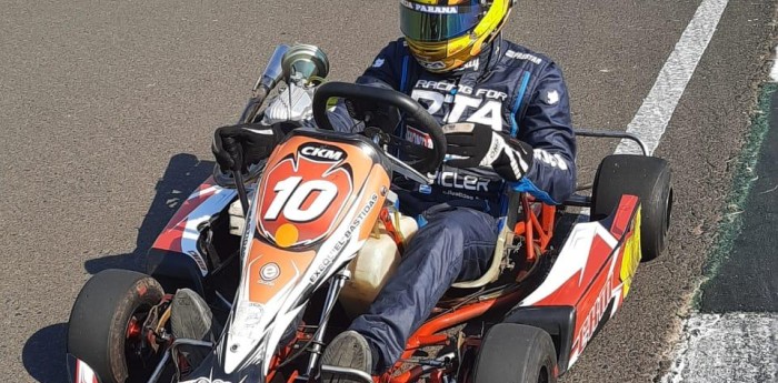 Exequiel Bastidas giró con un karting en Paraná