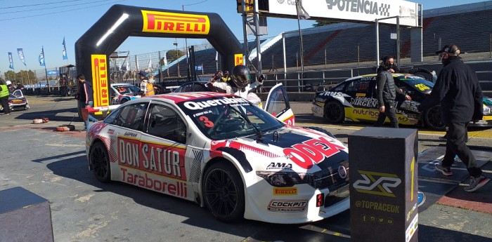 Martín Farfala con la pole en el TR Junior