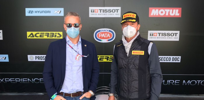 Directivos de Pirelli presentes en el WorldSBK 