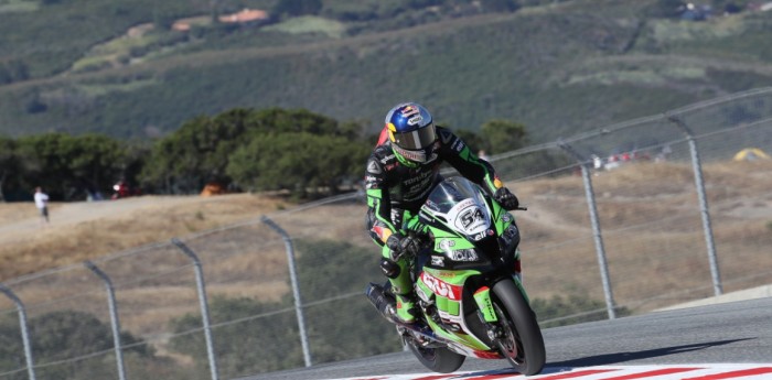 Terrible palo de Razgatlioglu en el sacacorchos de Laguna Seca